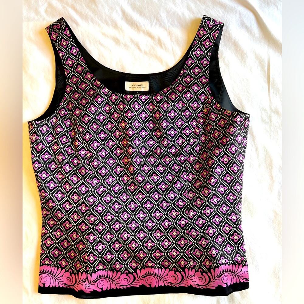 Tahari ASL Women’s Sleeveless Blouse